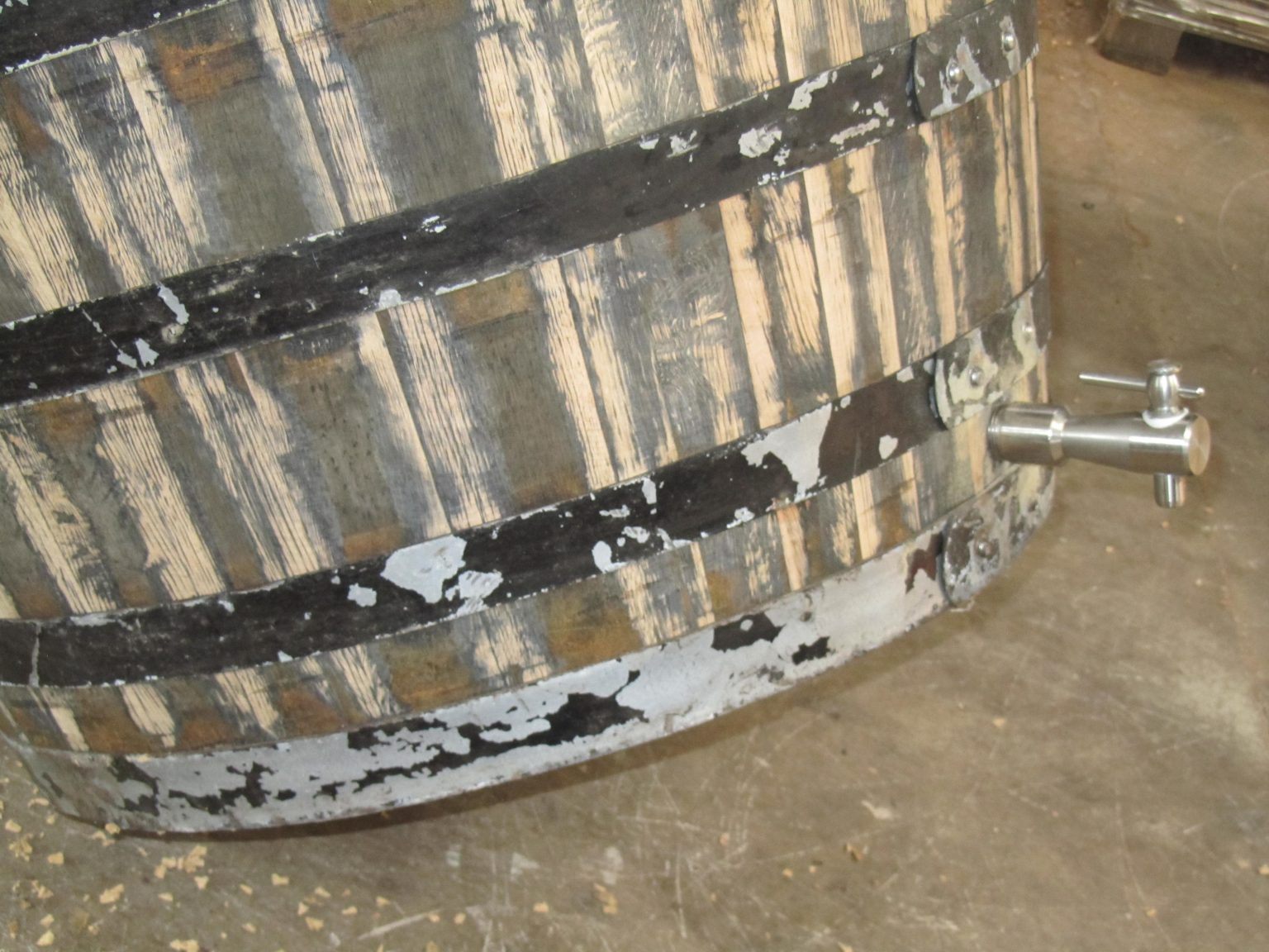 Used 500 litre barrel for ice baths Luso Barrel